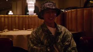 BTS JHOPE,JUNGKOOK AND TAEHYUNG enjoy at Las Vegas Bellagio fountain show| DINNER and Dynamite!