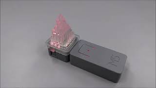 A LED crystal cap for the ATOM Matrix LED candle