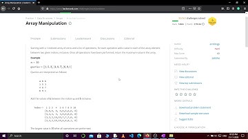 Array Manipulation | Hackerrank
