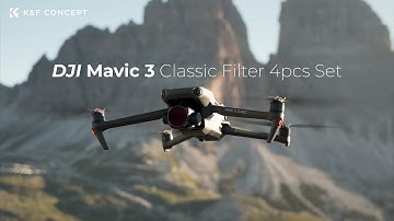Explore the Mountains with DJI Mavic 3 Classic and K&F CONCEPT Drone Filter Set 4Pcs ND8/16/32/64&PL
