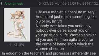 "Life as a Manlet is Absolute Misery"