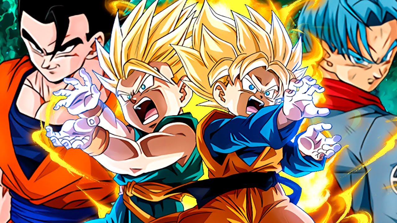 GOTEN Y TRUNKS EN EL EQUIPO INVENCIBLE DOKKAN BATTLE ESPAÑOL YouTube