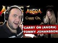 CARRY ON (Angra) - Tommy Johansson | TEACHER PAUL REACTS