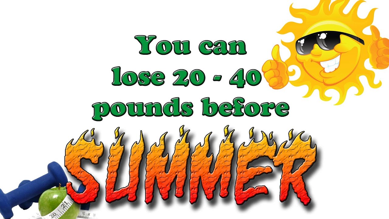 You Can Lose 20 to 40 Pounds Before Summer - #BeLeanin2015 - YouTube