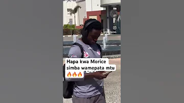 HAPA KWA MORICE SIMBA WAMEPATA MTU HASWAAA Ayomamedia 