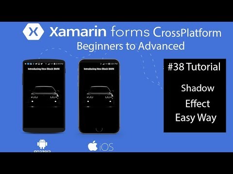 Xamarin Forms Shadow Effect [Tutorial 38]