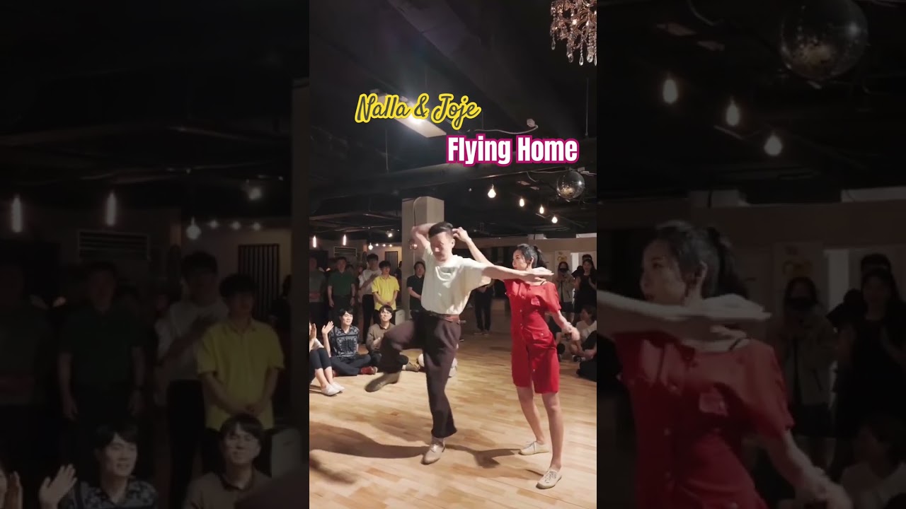 Jam Circle - Nalla & Joje @ Big Apple  #lindyhop #swingdance Flying Hone