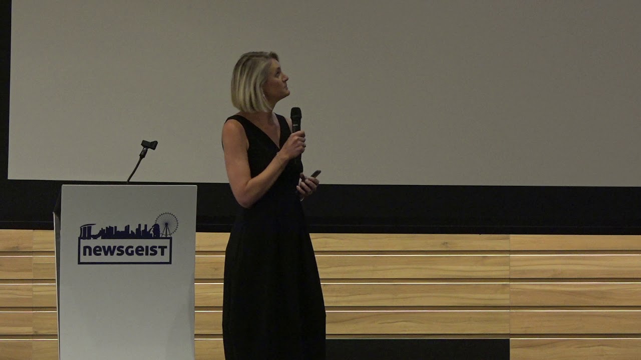 Jess Ross, Chief Product Officer, TBC, at Newsgeist Asia 2018