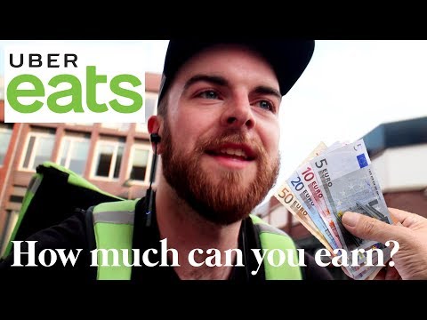 How much can you earn doing UberEats in Holland? A 44 hour workweek.