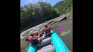 Fun rollercoaster Ocoee River rafting at Table Saw, Diamond Splitter, and Western Flyer #rafting