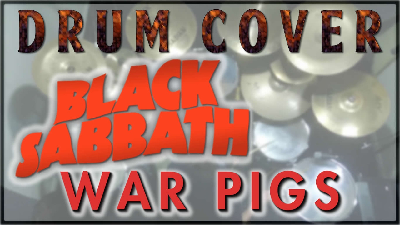 Black Sabbath War pigs (Drum cover 43) / Playalong Drumless YouTube