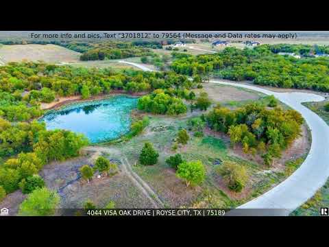 4044 Visa Oak Drive, Royse City, TX home video tour