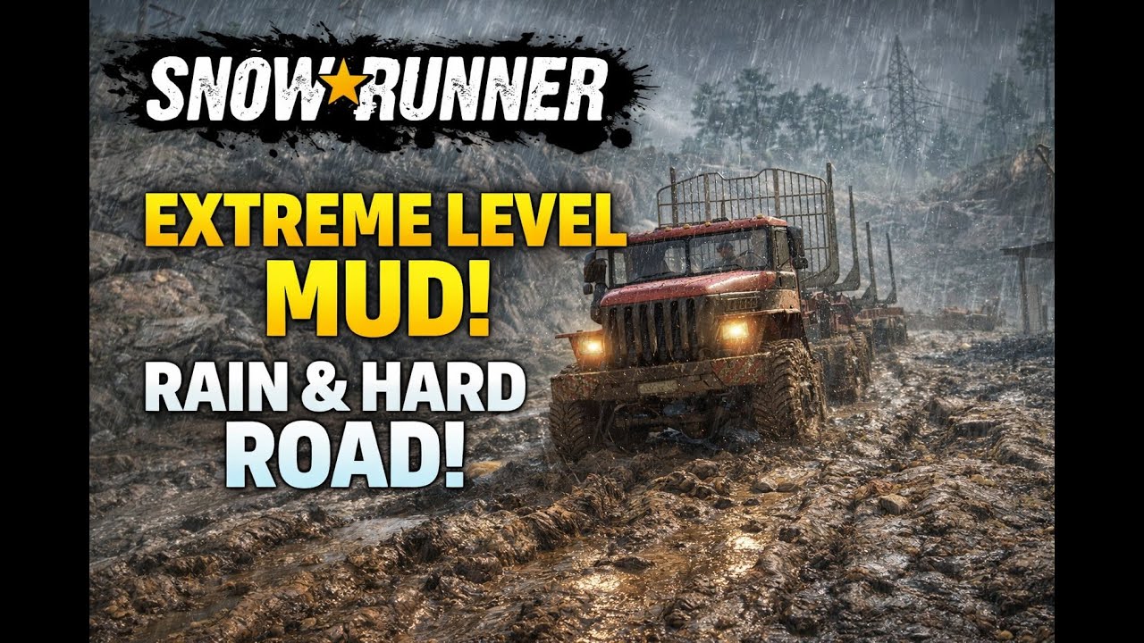 A Bigger Boat 🚢 | Medium Logs Delivery to Shipwreck | SnowRunner Extreme Mud 🪵🌧️
