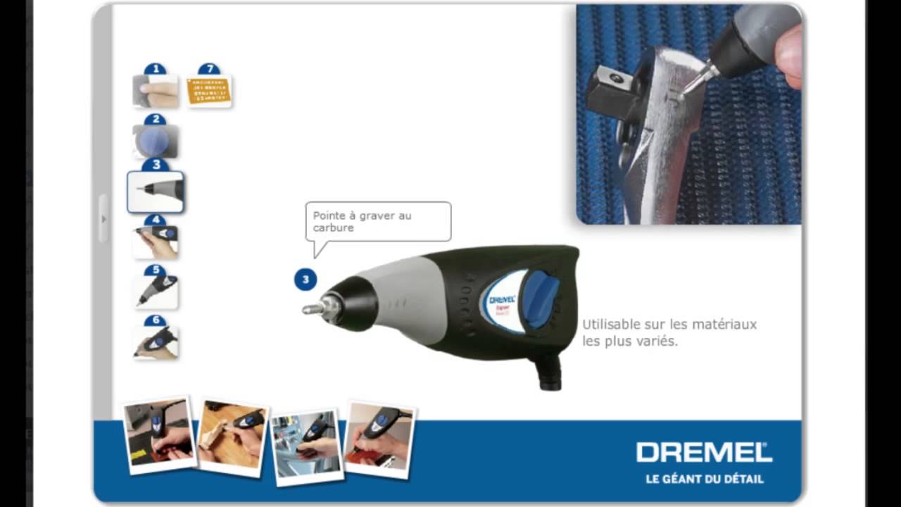 Dremel 290 Engraver - Graveur fourni avec 3 pointes de Gravure et