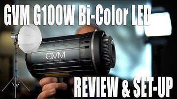 GVM G100W LED Bi-Color Video Light Review and Set-Up with App