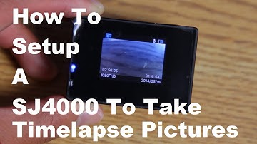 How To Setup A SJ4000 To Take Timelapse Pictures