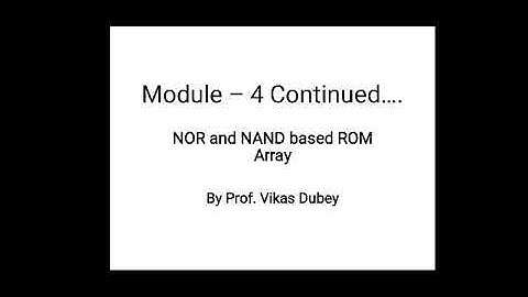 NAND and NOR based ROM array