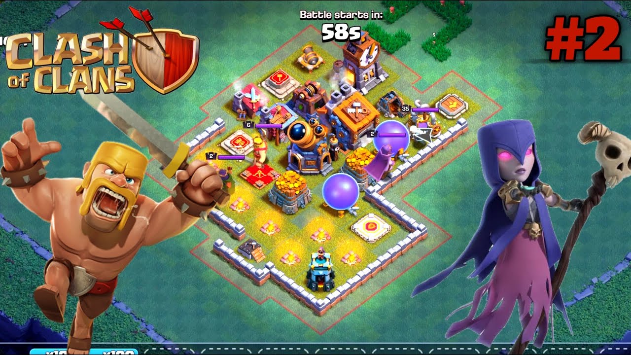 Clash of clans attack 3 start 🌟  2023 coc new attack