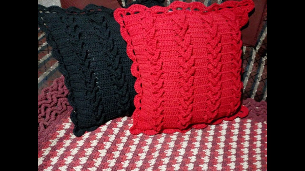 #CROCHE #ALMOFADA DE CROCHE