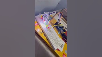 10 Led blinking on the based of song.. With Arduino Uno ❣️❣️