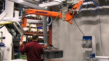 Movomech Mechspace - Rail Mounted Industrial Manipulators - Easy Movement