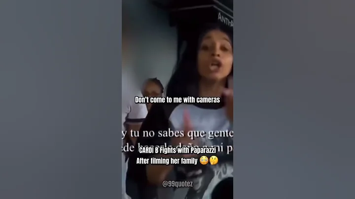 Cardi B Fights With Paparazzi After Filming Her Family #Shorts