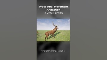 Unreal Engine 5 - Procedural Movement Animation System for 4 Legged Characters