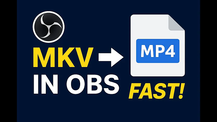 How to Convert MKV to MP4 in OBS | Quick & Easy Tutorial