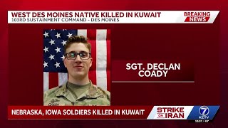 Iowa soldier among 4 US service members killed in Iranian strike in Kuwait