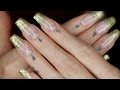 ASMR long nail tutorial | glitter fade manicure  (tapping, scratching, soft spoken)