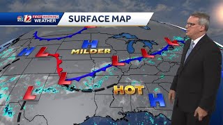 WATCH: Steamy Tuesday, midweek storms, better weekend