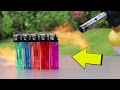 LIGHTERS VS GAS TORCH!