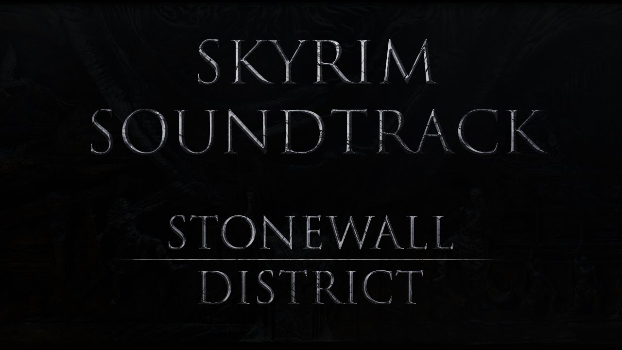 Skyrim Fan Made Soundtrack - Stonewall District (Soundtrack MOD - "Musical Lore")