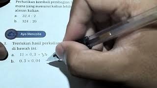 Tentukan Hasil Perkalian Bilangan Rasional Dalam Bentuk Desimal Di Bawah Ini 11 0,3 0,3 0,04