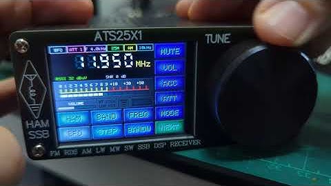 ATS-25 Spectrum Receiver - Select Freq & Band