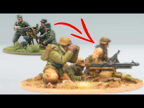(Members) How to Kitbash & Paint A Plastic Deutsche Afrika Korps Crew MMG Team