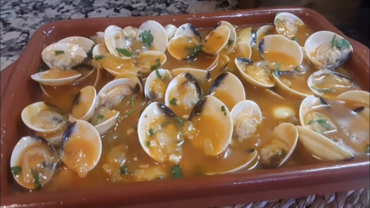 ALMEJAS A LA MARINERA , las más deliciosas que has probado 😋👌🏼