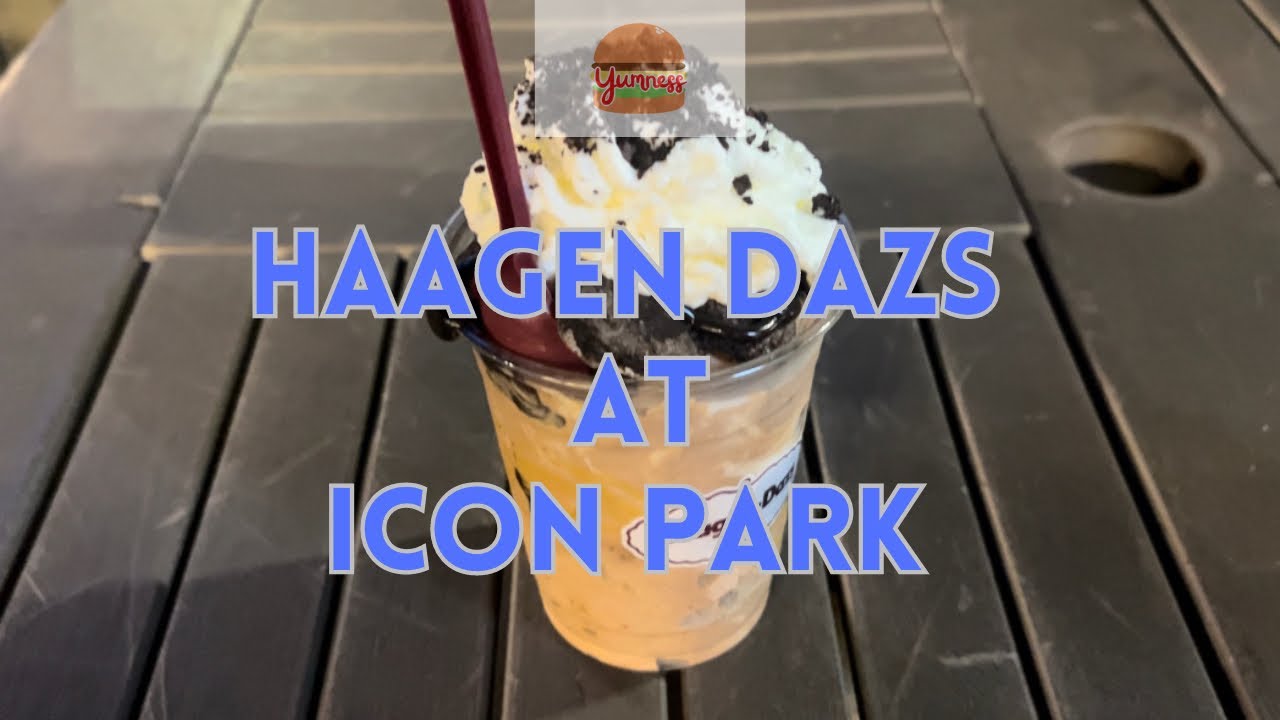 Haagen Dazs in Icon Park on International Drive in Orlando YouTube