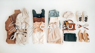 12 pieces, 42 outfits Spring Capsule Wardrobe | spring outfit ideas ft everlane | Miss Louie