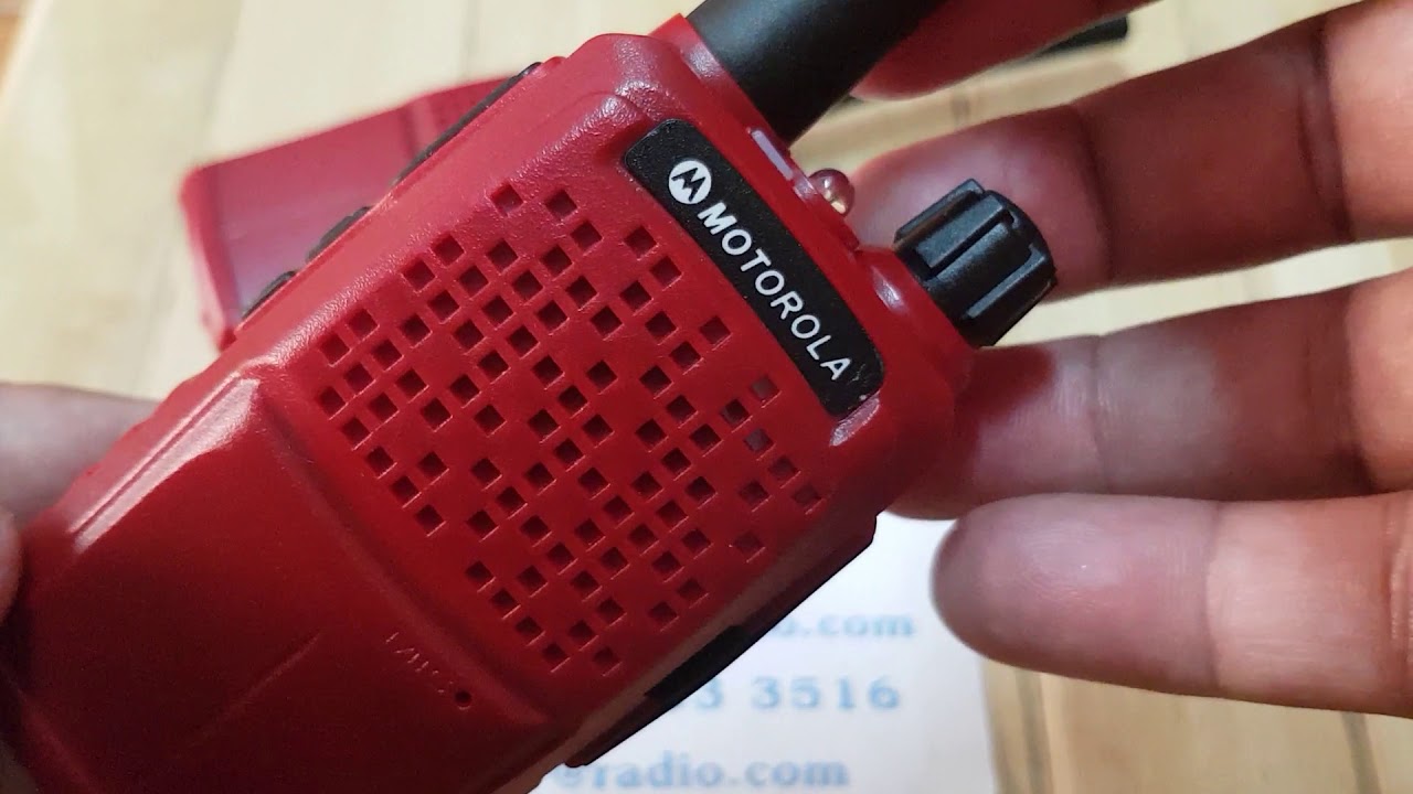 วิธีใช้งานเบื้องต้น  Motorola GP 318