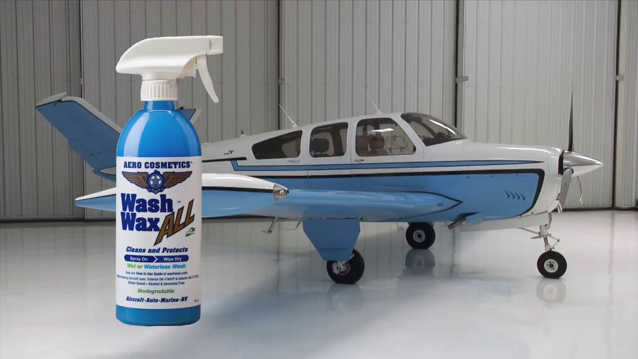 Aircraft Waterless Wash- How to clean an aircraft