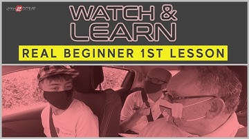 Watch & Learn | FIRST LESSON, real beginner | ADI Part 3 (driving instructor training)
