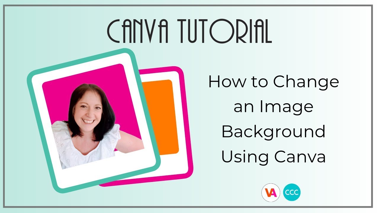 How to Remove and Change a Photo Background in Canva - YouTube