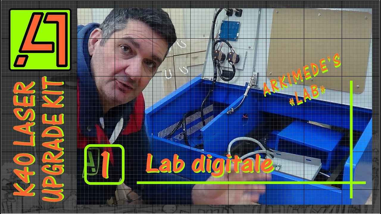 K40 CO2 LASER UPGRADE KIT 1 - by Arkimede'S LAB