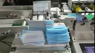 3 ply mask making high speed machine (5400 pcs. per hour)