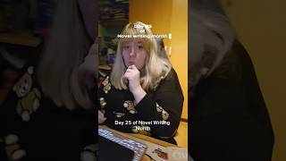 50,000 words in a month. Day 25 #authortube #booktok #writer #author #nanowrimo #writing
