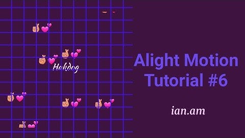 Alight Motion Tutorial #6 | Floating emoji for beginner in Alight Motion