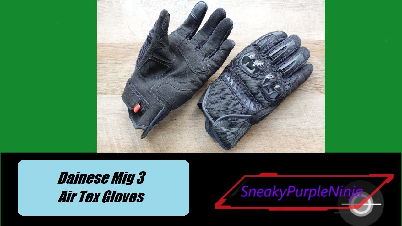 Dainese Mig 3 Air Tex Gloves Review - YouTube
