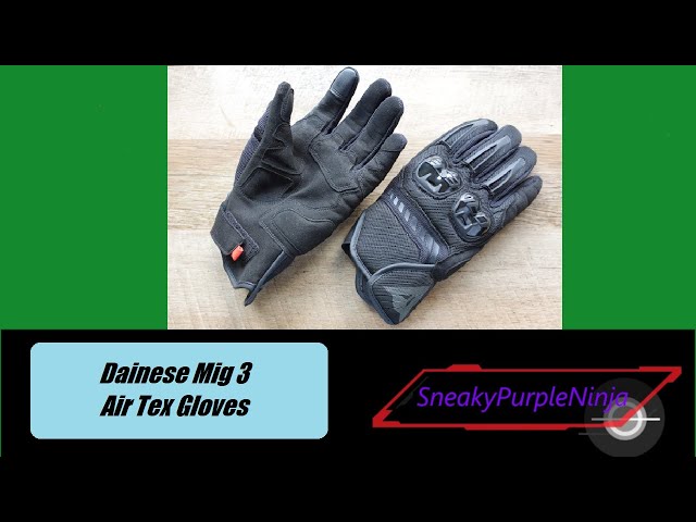 Dainese Mig 3 Air Tex Gloves Review - YouTube
