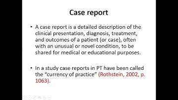 Study Designs - Part III